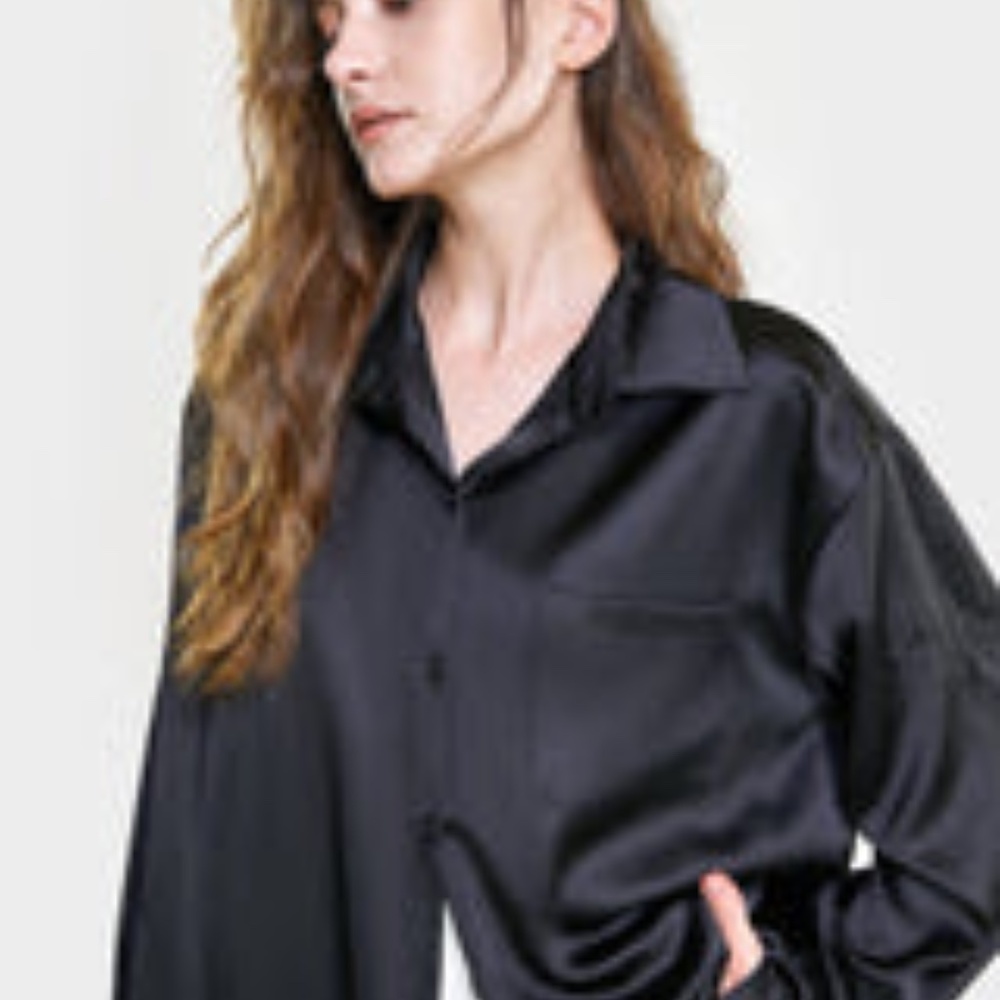 JING Women Silky button down